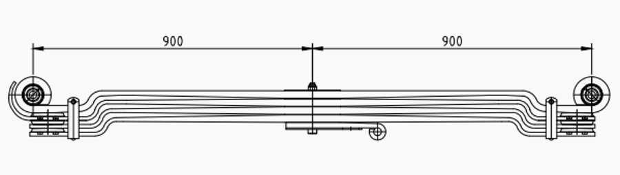 Front Spring 81434026063 for MAN