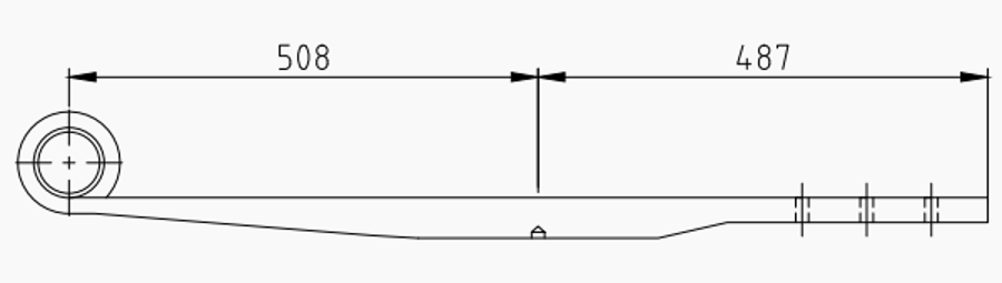 Trailer Rear Spring 460113 for FREUHAUF