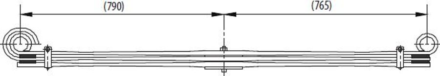 Front Spring 13C00/03522AD for OTOKAR SLTN 145S U