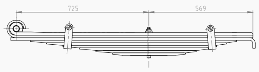 Rear Spring A3753200105 for MERCEDES Wholesale