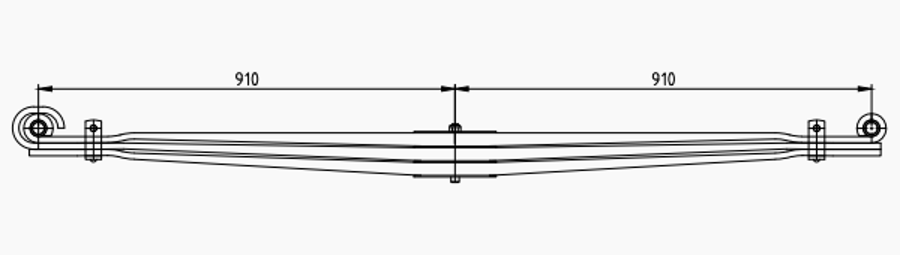 Front Spring 1300566 1377670 for SCANIA 