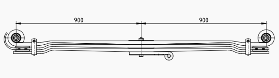 Front Spring 81434026142 for MAN
