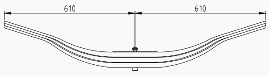 Trailer Rear Spring 508204260 for BPW
