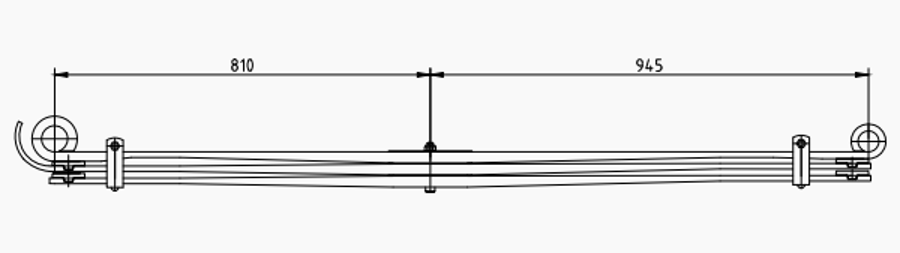 Front Spring 81434026093 for MAN