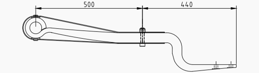 Trailer Rear Spring 508213620 for BPW