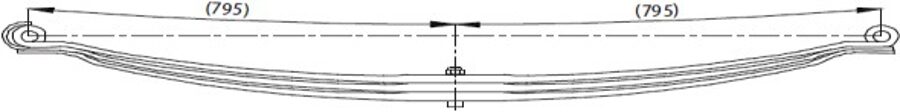 Front Spring 5010630359/5010630359 for RENAULT 440-422.DIN