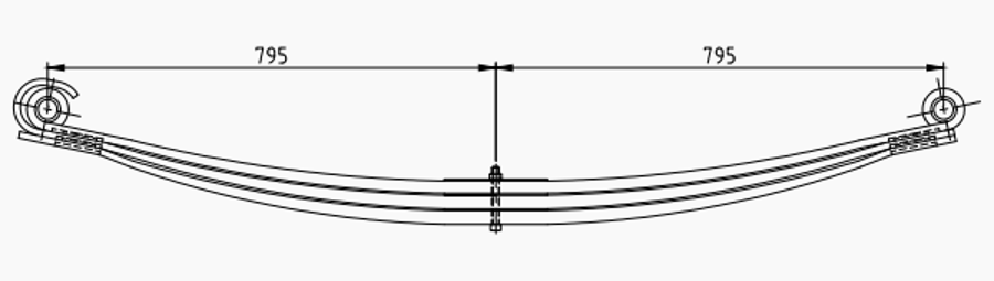 Front Spring 257868 for VOLVO