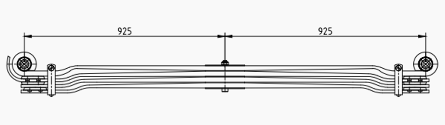 Front Spring 81434026184 for MAN