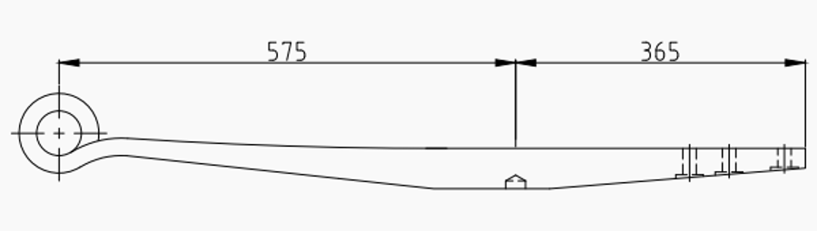 Trailer Rear Spring 508213180 for BPW