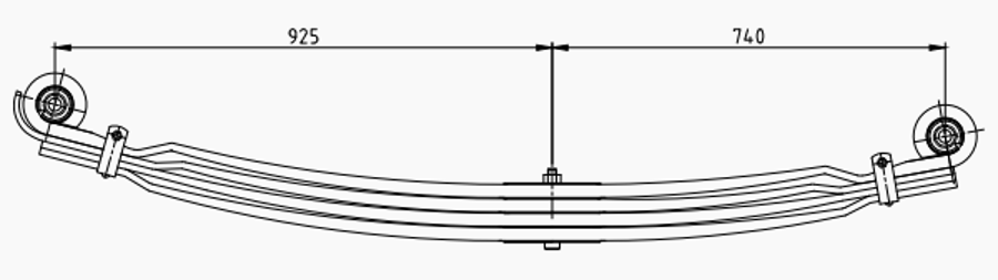 Front Spring 81434026195 for MAN