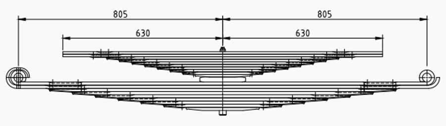 Rear Spring 3813200208 for MERCEDES Wholesale
