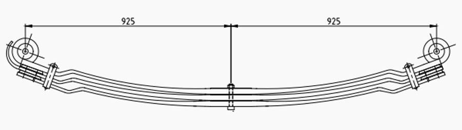 Front Spring 81434026281 for MAN