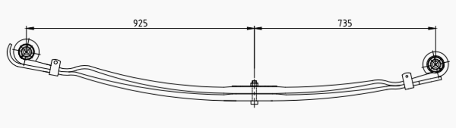 Front Spring 81434026265 for MAN