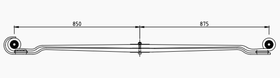 Front Spring 85434026005 for MAN