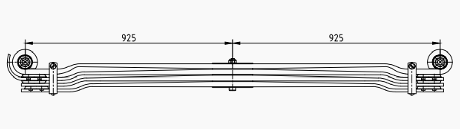 Front Spring 82434026505 for MAN