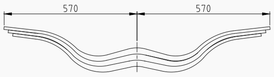 Trailer Rear Spring 508203500 for BPW