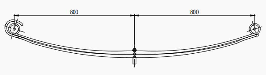 Front Spring 81434006337 for MAN