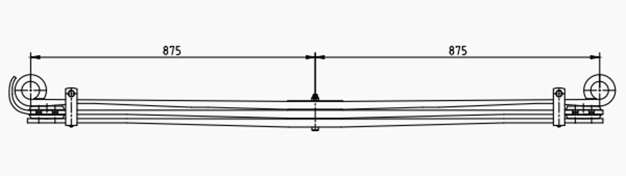 Front Spring 81434026139 for MAN