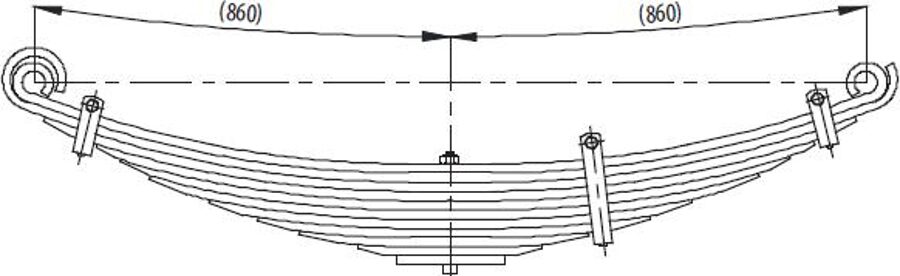 Front Spring 371320710200 for MERCEDES 25 17/21 Wholesale