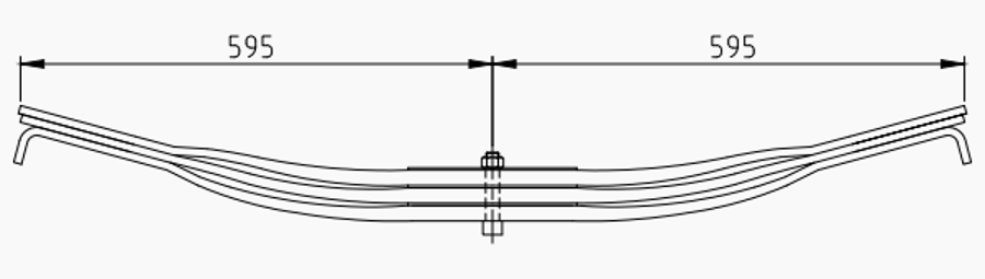 Trailer Rear Spring 508203100 for JUMBO