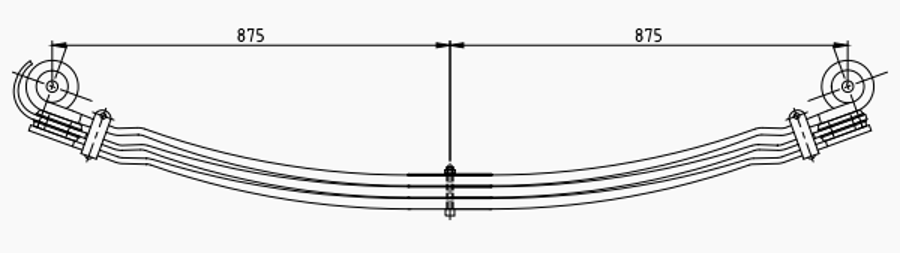 Front Spring 81434026207 81434026206 81434026203 for MAN