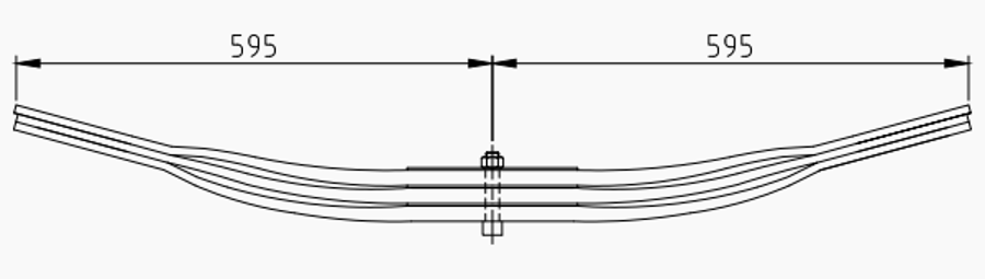 Trailer Rear Spring 508204300 for BPW