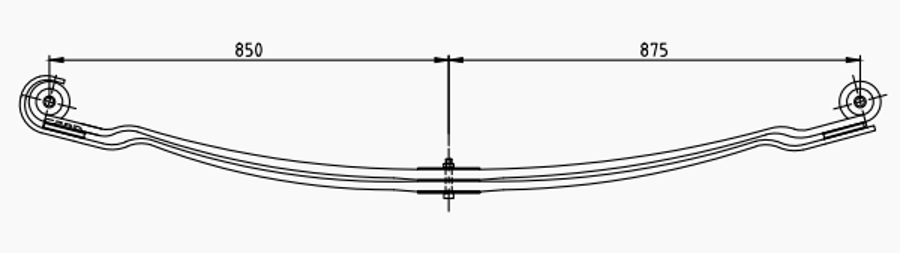 Front Spring 85434026004 85434026014 for MAN