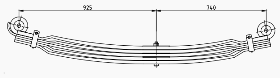 Front Spring 81434026197 for MAN