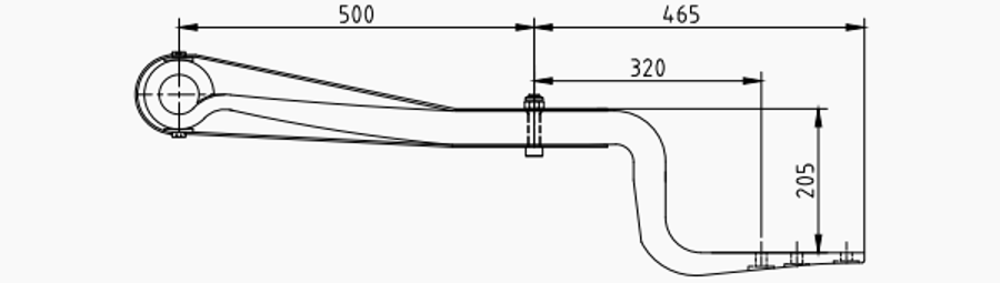 Trailer Rear Spring 508212740 for BPW