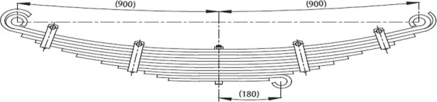 Front Spring for MAN 26230 DMP