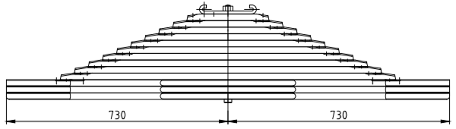 Rear Spring 42121640 for IVECO