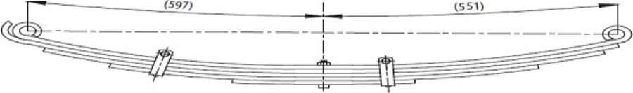 Front Spring M4C1073/M4C1073 for BMC LEVEND