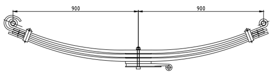 Front Spring 81434006497 for MAN