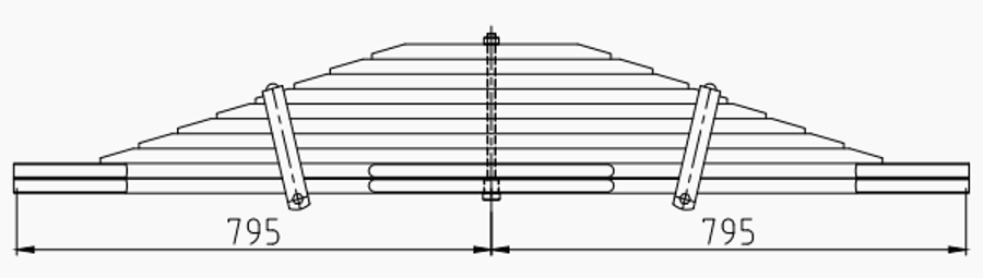 Rear Spring 1398987 for SCANIA 