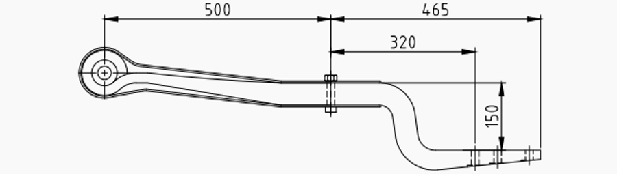 Trailer Rear Spring 508212460 for BPW