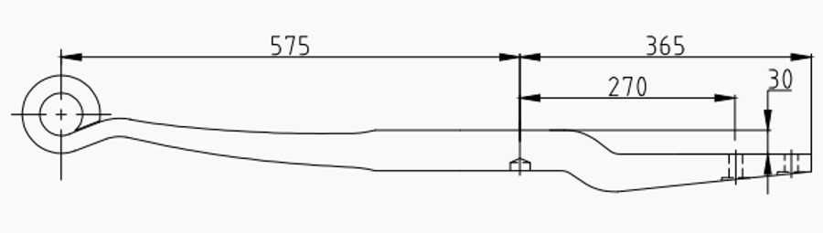 Trailer Rear Spring 508213670 for BPW