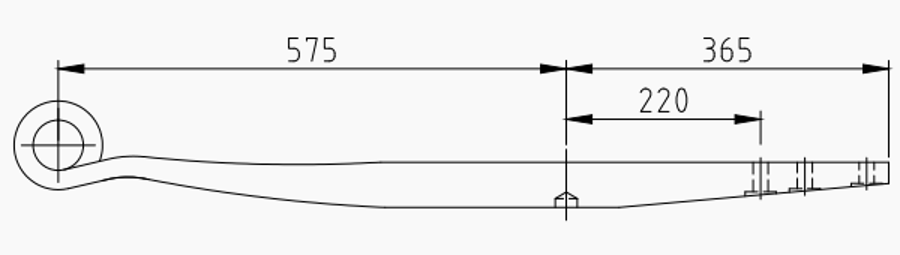 Trailer Rear Spring 508213710 for BPW