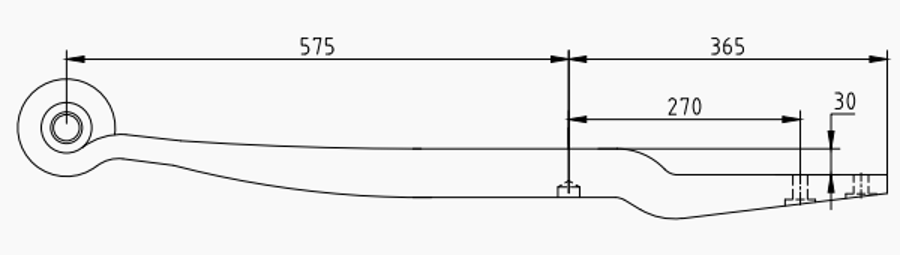Trailer Rear Spring 508213960 for BPW