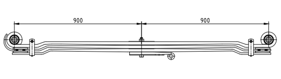 Front Spring 81434026058 for MAN