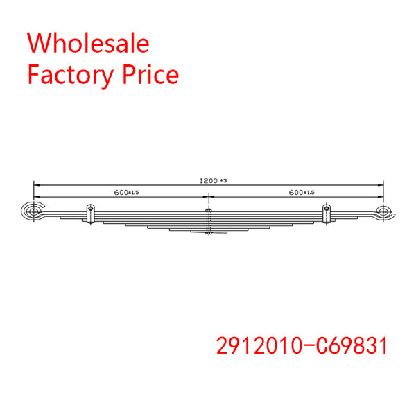 2912010-C69831 DongFeng Front wheel spring hand DongFeng Dorica D7 Wholesale