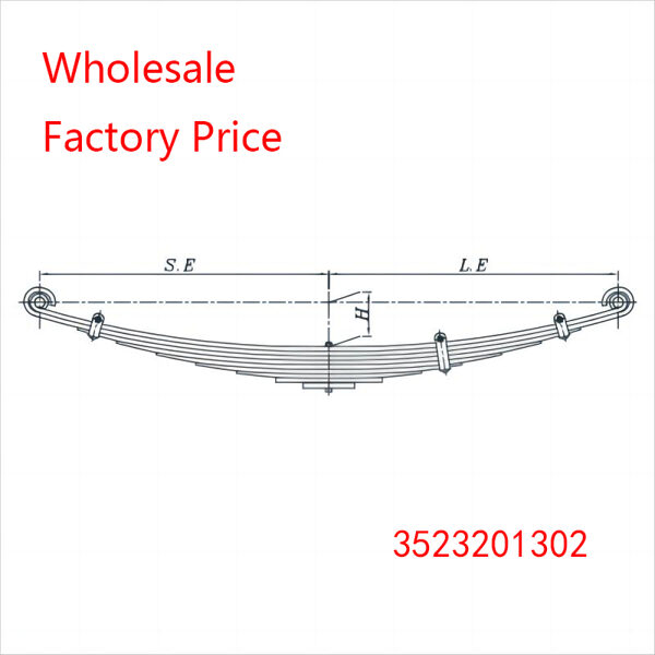 3523201302 Front Axle Leaf Spring Medium Duty Vehicle Wholesale For MERCEDES Benz