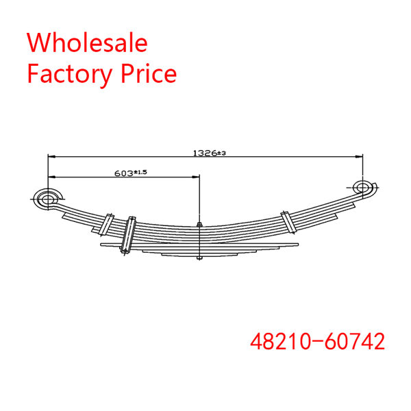 48210-60742 Toyota Land Cruiser rear axle spring arm Wholesale