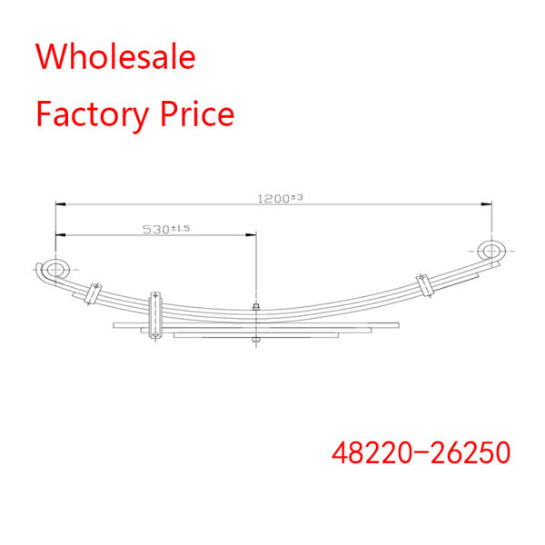 48220-26250 For TOYOTA Rear Leaf Spring Wholesale