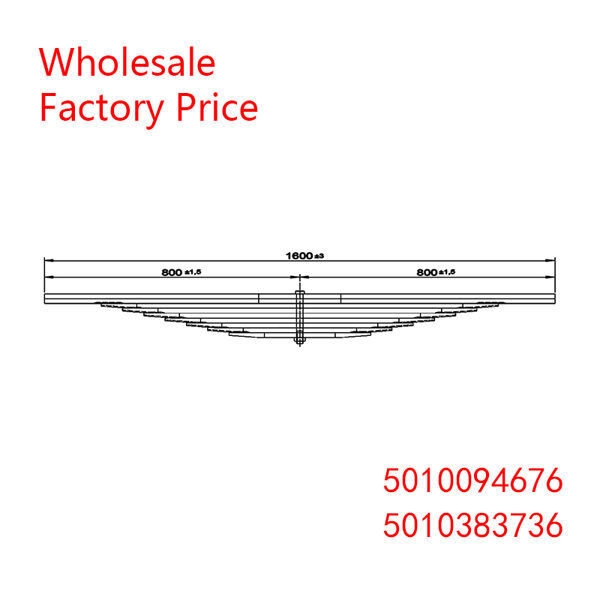 5010094676, 5010383736 Rear Spring for RENAULT Wholesale