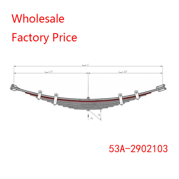 GAZ leaf spring 53A-2902103 Wholesale