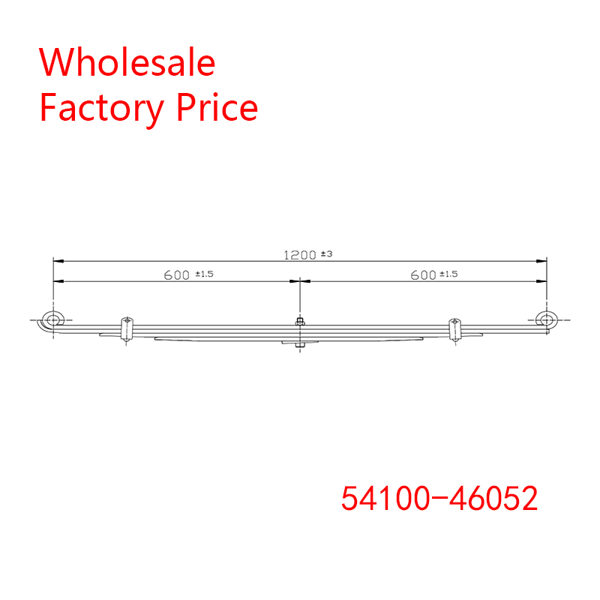 54100-46052 HYUNDAI Front Axle Leaf Spring Wholesale