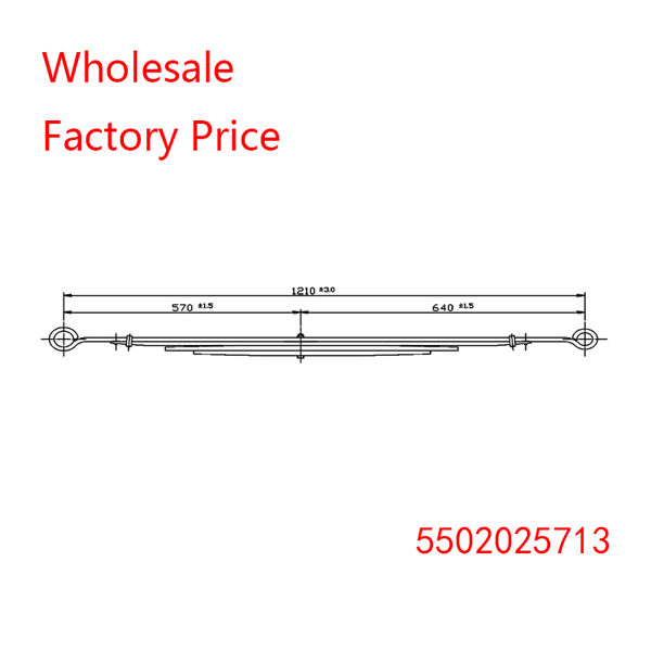 5502025713 For Nissan Frontier Light Duty Vehicle Rear Axle Leaf Spring Wholesale