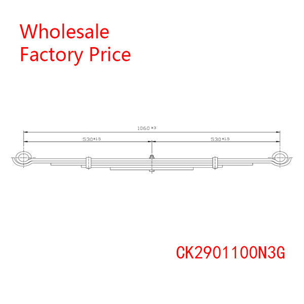 CK2901100N3G Chana Caky  front Axle wheel spring arm Wholesale