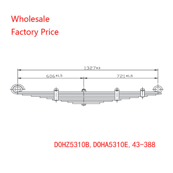 D0HZ5310B, DOHA5310E, 43-388 Ford Front Axle Spring Wholesale