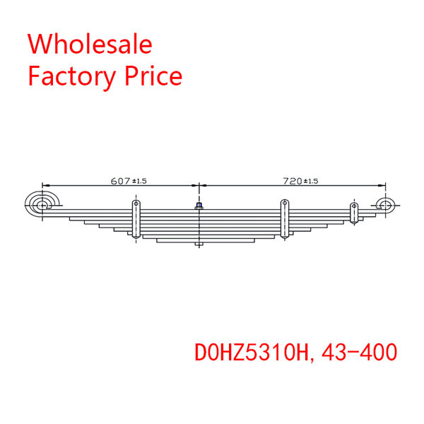 D0HZ5310H, 43-400 Ford Heavy Duty Vehicle Front Axle Spring Wholesale